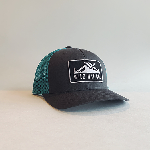 Curved Bill Baseball Hat - wild hat company logo